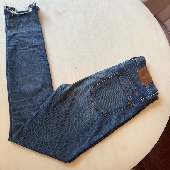 Madewell Denim - MADEWELL 10" High-Rise Skinny Jean/Chewed Hem Edition / Size Taller 29